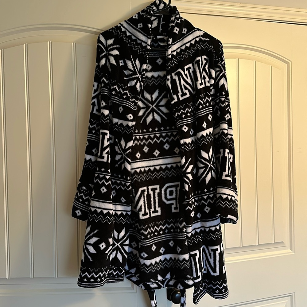 Black and White Festive Robe
